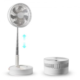 Foldable Oscillating Standing Fan 203.2mm with Remote Control Portable USB