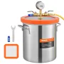 Vacuum Chamber Tempered Glass Lid Vacuum 18.9L Degassing Chamber Silicone