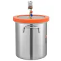 Vakuumkammer tempereret glas låg vakuum 5 gal afgassing kammer
