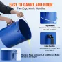 Fryer Grease Bucket, 6 Gal Oil Disposal Caddy Carbon Steel