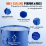 Fryer Grease Bucket, 10 Gal Oil Disposal Caddy Carbon Steel Fryer Oil Bucket with Rust-Proof Coating, Oil Transport Container wi