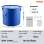 Fryer Grease Bucket, 10 Gal Oil Disposal Caddy Carbon Steel