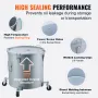 Fryer Grease Bucket, 16 gal olie bortskaffelse Caddy med