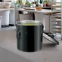 Fryer Grease Bucket, 8 Gal Oil Disposal Caddy Stainless Steel Fryer Oil Bucket Rust-Proof Coating, Oil Transport Container with 