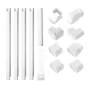 Mini Split Line Set Cover 76,2 mm W 5350mm L, PVC Dekorativ