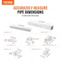 Mini Split Line Set -dækning 76,2 mm W 4830mm L, PVC Dekorativ