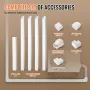 Mini Split Line Set -dækning 76,2 mm W 4830mm L, PVC Dekorativ