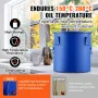 Fryer Grease Bucket, 8 Gal Oil Disposal Caddy Carbon Steel