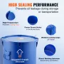 Fryer Grease Bucket, 8 Gal Oil Disposal Caddy Carbon Steel
