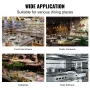 Fryer Grease Bucket, 8 Gal Oil Disposal Caddy Carbon Steel