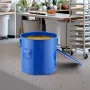 Fryer Grease Bucket, 8 Gal Oil Disposal Caddy Carbon Steel