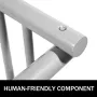 Floor Bike Rack, 9 Holders All-Steel Grid Bike Rack, 111" Length Single-Side Storage Stand, Sturdy Base and Used for Outside Occ