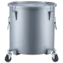 Fryer Grease Bucket, 10 Gal Oil Disposal Caddy With Caster