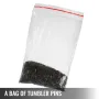 KT-185 Magnetic Tumbler 180mm Jewelry Polisher Tumbler and Finisher for Polishing with Adjustable Direction and Time for Jewelry