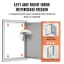 BBQ Access Door, 432x610 mm Enkelt udendørs køkkendør, rustfrit