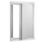 BBQ Access Door, 432x610 mm Enkelt udendørs køkkendør, rustfrit