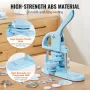 Button Maker, 1/1,25/2,28 tommer (25/32/58 mm) 3-i-1 pin maker