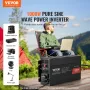 Ren sinusbølgekraft Inverter 1000W DC12V til AC230V