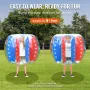 Oppustelige kofangerkugler 2-pakning, 4ft/1,2 m Body Sumo Zorb