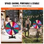 24 tommer spindingsprishjul, 14 slots spindelhjul, roulettehjul