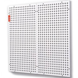 Pegboard Wall Organizer 32 "X 32", 330 kg Loading Garage Metal Pegboard Organizer, 2-Pack Wall Mount Tool Storage Peg Boards