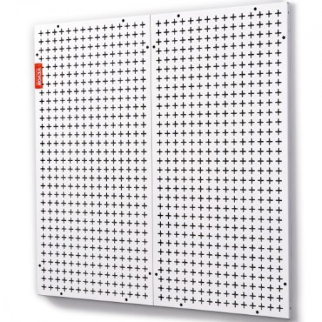 Pegboard Wall Organizer 32" x 32", 330LBS Loading Garage Metal Pegboard Organizer, 2-Pack Wall Mount Tool Storage Peg Boards