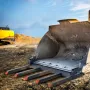 Klem på affaldsgafler til 48 "spand, 2600 lbs kapacitet kraftig