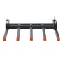 Clamp on Debris Forks to 48" Bucket, 2600 lbs Capacity Heavy Duty Clamp on Pallet Forks Bucket Attachments, Fit for Loader Bucke