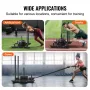 Vægttræning slæde, træk push power slæde, fitnessstyrke