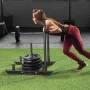 Vægttræning slæde, træk push power slæde, fitnessstyrke