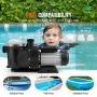 Over jorden swimmingpoolpumpe Enkelthastighed 1,5 hp 100 gpm