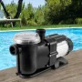 Above Ground Pool Pump, 1118W(1.5HP), 378 L/min((100 GPM) Max. Flow Single Speed Swimming Pool Pump, 220V 2850RPM 15M Max. Head 