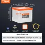 2 gallon vakuumkammer, opgraderet multifunktions akryl