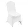 Chair Covers White Arched Front Spandex Lycra Wedding Party For