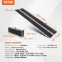 Portable Wheelchair Ramp, 304.8 cm 363 kg Capacity, Non-Slip Aluminum Folding Threshold Ramp, Foldable Mobility Scooter Ramp Whe