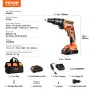 Drywall Screw Gun, 20V Max Drywall Screwgun, 4200RPM Brushless Cordless Drywall Gun Kit with 2 Battery Packs, Charger, Belt Clip