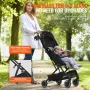 Standard baby spædbarn klapvogn, småbarn klapvogn med 95 ° -175