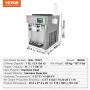 Kommerciel blød servering ismaskine 20L/h udbytte 3 smag
