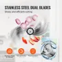 Manual Vegetable Fruit Slicer, 0-0.5"/0-12mm Thickness Adjustable Commercial Slicer Machine, Stainless Steel Food Cutter Slicing