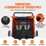 Bike Trailer for Toddlers, Kids, Double Seat, 88 lbs Load, 2-In-1 Canopy Carrier Converts to Stroller, Tow Behind Foldable Child