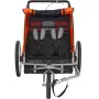 Cykeltrailer til småbørn, børn, dobbelt sæde, 88 lbs
