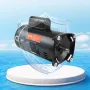 1.5 HP Pool Pump Motor, 56Y Frame, 115V((12.8 Amps))/230V(6.4 Amps) 3450 RPM, 60Hz, 1.1 Service Factor, 90μF/250V Capacitor, CCW
