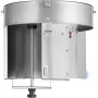 Electric Vegetable Slicer, 0-0.5"/0-12mm Thickness Adjustable Commercial Slicer Machine, Convertible to Manual, Stainless Steel 