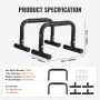 Dip Bars, 500 lbs Weight Capacity, Heave Duty Dip Stand Station, Fitness Workout Dip Bar Station Stabilizer Parallette Push Up S