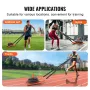 Weight Training Pull Sled, Fitness Strength Speed Training Sled, Steel Power Sled Workout Equipment for Athletic Exercise and Sp