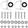 Boat Transom Launching Wheel Dolly Stainless Steel For Inflatable Boat