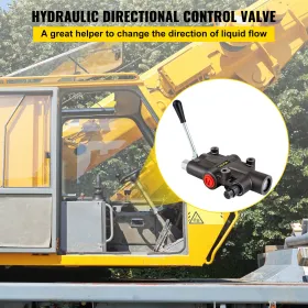 Hydraulic Directional Control Valve, 1 Spool Hydraulic Spool Valve, 21 GPM Hydraulic Loader Valve, 4300 PSI Directional Control