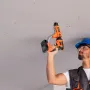 Drywall Screw Gun Auto-Feed, 20V Max Collated Drywall Screwgun, 4200RPM Brushless Cordless Drywall Gun Kit with 2 Battery Packs,