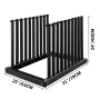Windshield Rack 9-Lite, Windshield Truck Rack Steel, Windshield Glass Rack 24-Inch Height, Windshield Rack for Truck with PVC Pa