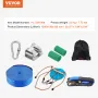 Zipline Kit for Kids and Adult, 52 ft Zip Line Kits Up to 500 lb, Backyard Outdoor Quick Setup Zipline, Playground Entertainment